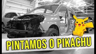 NEW COLOR: WE PAINTED RICARDINHO'S PIKACHU | KIA PICANTO | (ft. ACF PERFORMANCE)
