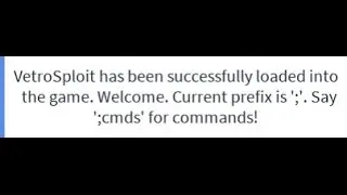 Roblox VetroSploit V1 Exploit December 2016