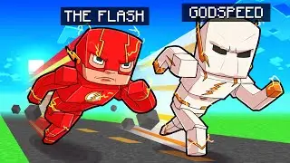 FLASH vs GODSPEED in Minecraft! (Speed = 9999)