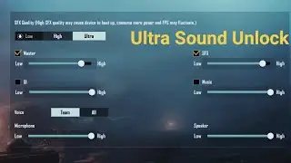 Pubg Ultra Audio Config , Pubg Mobile Ultra Sound Unlock