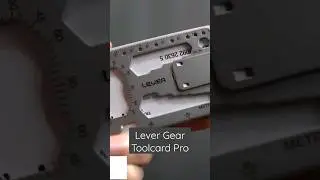Lever Gear Toolcard Pro Money Clip Details (Multitool EDC) 