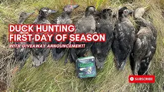 First Duck Hunt 2024 | GIVEAWAY ANNOUNCEMENT | Duck Hunting Nova Scotia
