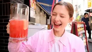 Enjoying an Outdoor Izakaya in the Tokyo Summer【Japan life】