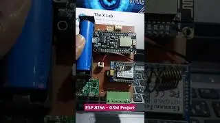 ESP 8266 GSM Project - Home Made PCB - Arduino ESP8266 GSM 