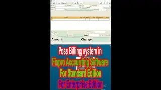 Poss Billing System in Finpro I Finpro Accounting Software I Collabrains IT Link P. Ltd.