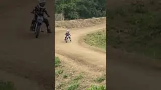 Leo riding his PW 6 years old amazing motocrosser