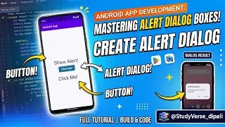 How to Create an Alert Dialog Box on Button Click | Android Studio Tutorial