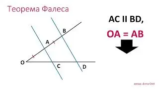 Теорема Фалеса