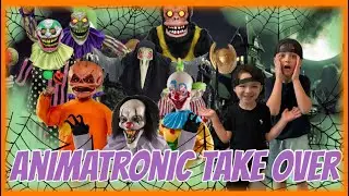 Spirit Halloween Animatronic Take Over | spirit Halloween animatronic collection