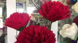 Стойка из гипса для ростовых больших цветов.