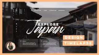 Design lapse - Adobe Illustrator Landing Page UI Design