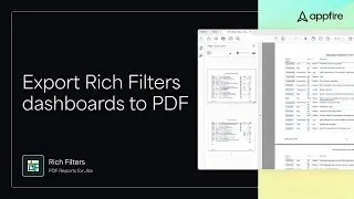 Introducing Rich Filters: PDF Exports for Jira extension