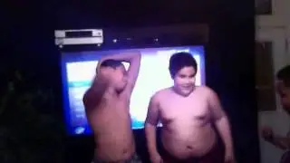 My family & bro's friend dancing 'Sexy And I Know It'