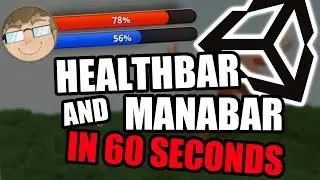 How to make healthbar and manabar | Unity in 60 seconds