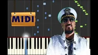Gigi D'Agostino - L'Amour Toujours|piano tutorial midi
