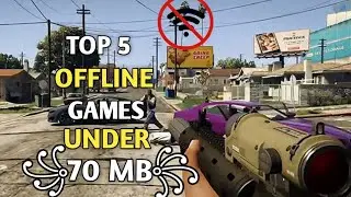 TOP 5 High Graphic Games Under 70 MB For Android Phone
