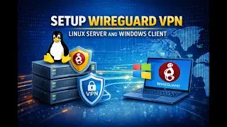 Wireguard VPN Linux Server and Windows Client Setup (NEW, 100% Works, 2024)!