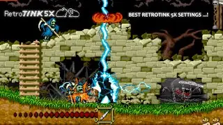 Best Settings RetroTink 5X: Ghouls 'n Ghosts on the SEGA Genesis