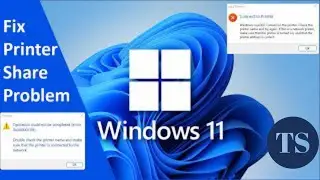 How to Fix network Printer Error 0x00000709 Issues in Windows 11 22H2 || Error 0x00000709 Resolve