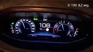 Peugeot 3008  0 a 100 km/h