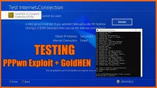 TESTING PS4 PPPwn Exploit + GoldHEN | Test on 9.00 | Waiting for other versions