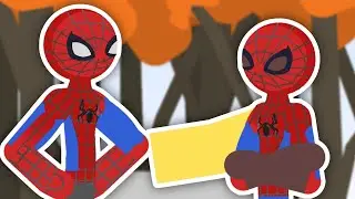 Spider-man doesn't wear a cape [Stick Nodes]