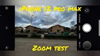 Apple Iphone 12 Pro Max zoom test | From 0,5X to 12X • 12Mpx | Test Camera