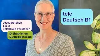 B1 telc | Leseverstehen Teil 3 | 10 Situationen 12 Anzeigen zuordnen | Deutsch lernen