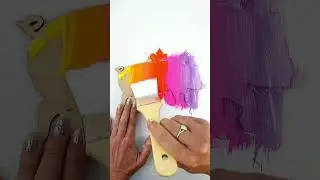 Easy background painting idea! #painting #paint #acrylicpainting #acrylicpaint