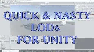 Quick LOD creation for Unity using Blender
