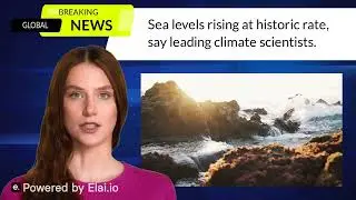 A.I. Global Breaking News - Rising Sea Levels - Climate Change - ChatGPT