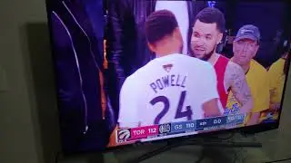 WARRIORS RAPTORS FAN REACTION