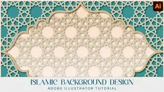 How to create an Islamic background design  |  Adobe Illustrator Tutorial