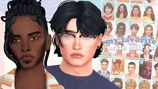 my favorite sims 4 maxis match male hair cc that you need to have + links ✨