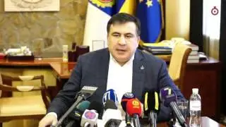 Саакашвили пытается говорить на украинском