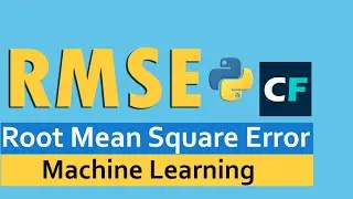 Root Mean Square Error In Python | RMSE | CodingFacts