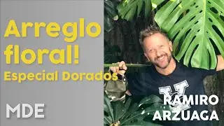 ARREGLO FLORAL Especial Dorado Con RAMIRO ARZUAGA