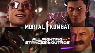 Mortal Kombat 1 - All Fighting Stance & Victory Poses [4K60FPS]