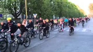 Парад велосипедистов. Эстония Таллинн 06.05.2016