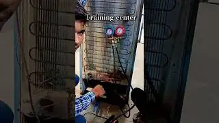 fridge hass charging #trainingcenter #mieducation #motor #motivation #ac #fridgerepair #automobile