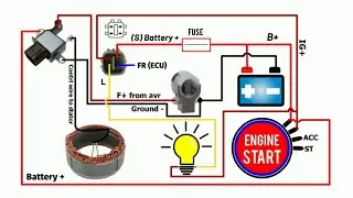 Testing Toyota Car Alternator's 4-Pin AVR: Step-by-Step Guide
