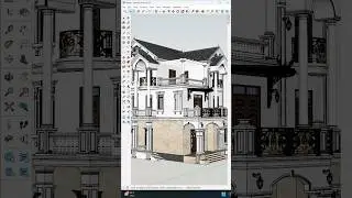 ✅Easy way to creates window in Sketchup #new #viralvideos #youtubeshorts #sketchup