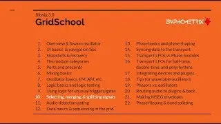 Bitwig Grid School 10 - Selecting, Merging, and Splitting Signals