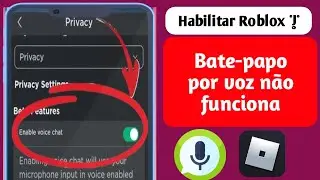 Como obter o bate-papo por voz Roblox (2024), | Como ativar o bate-papo por voz no Roblox,