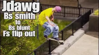 Session skate sim - Jdawg double grind -Bs smith to Bs blunt fs flip out