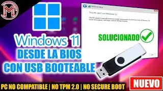 ✅HOW TO INSTALL OFFICIAL WINDOWS 11 FROM BIOS | UNSUPPORTED PC | CLEAN INSTALL | USB BOOT😱