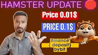 HAMSTER UPDATE 🛑 Price update 🛑 0.01$ 0.1$👈 #hamsterkombat #airdrop #teligrambotmining #pinetwork