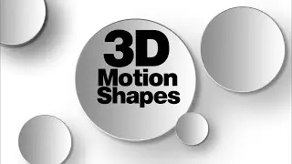 How To Create 3D Shapes For Motion Graphics....