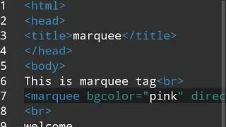 How to Scroll Text in HTML | Write HTML code to Scroll the Text using Android Mobile anWriter App