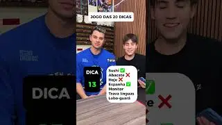 GAME DAS 20 DICAS?? PIERRE vs GEORGE!